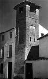 Imagen del minarete de San Sebastián en el año 1946