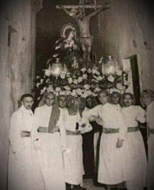 Imagen delCristo de la Sangre muy antiguo