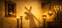 Sombra de la imagen de un nazareno
