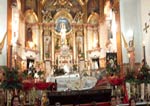 Los restos de Don Bosco en el Santuario de Ronda