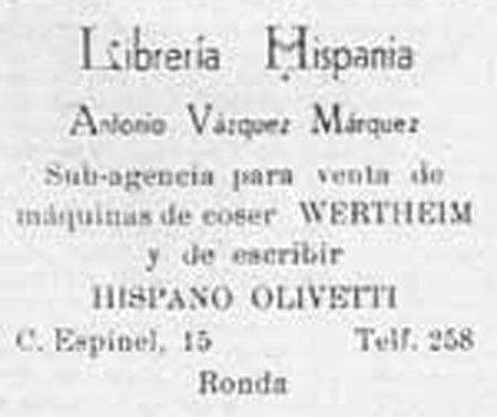 Librería Hispania 